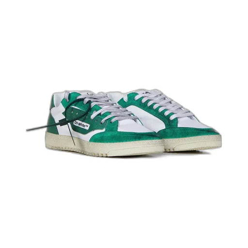 5.0 Vintage-Finish Sneakers