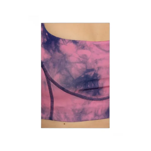 Tie-Dye Logo Printed Sports Bra