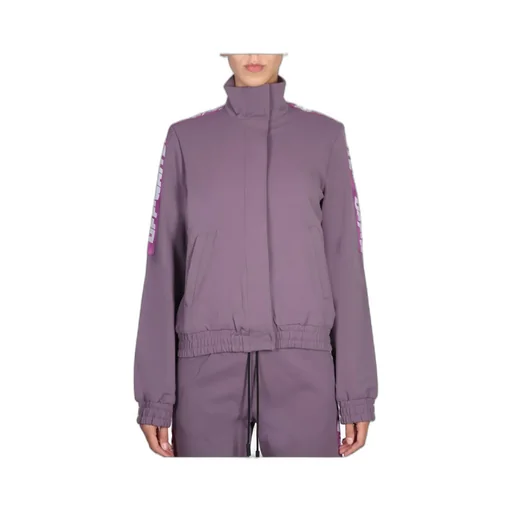 Logo Detailed High-Neck Zipped Sweatshirt