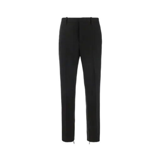 Paperclip Detailed Straight Leg Pants
