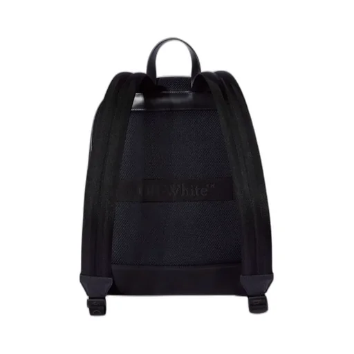 Logo Embroidered Zip-Up Backpack
