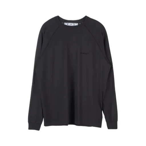 Diag-Stripe Raglan-Sleeve Top
