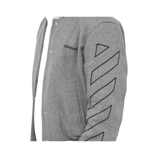 Diag-Stripe Bomber Jacket