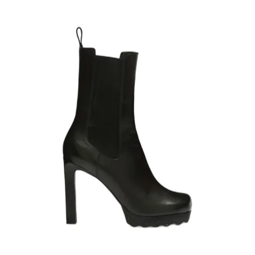 Round Toe High Heel Boots