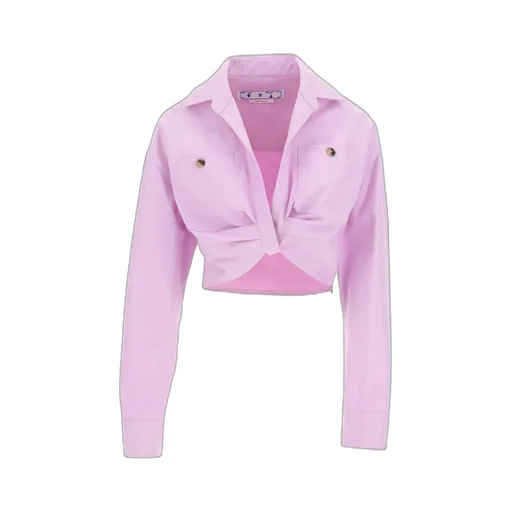 Long-Sleeved Cropped Top
