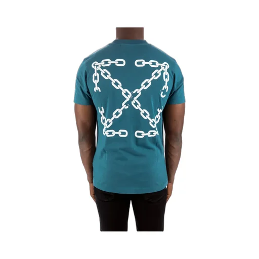 Chain-Link Arrows-Print T-Shirt