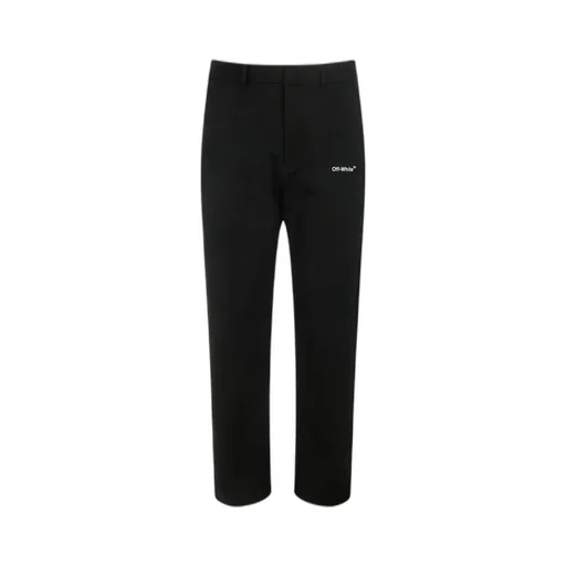 Arrows-Print Straight-Leg Trousers