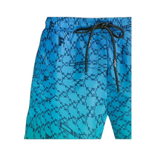 Arrows Monogram-Print Swim Trunks