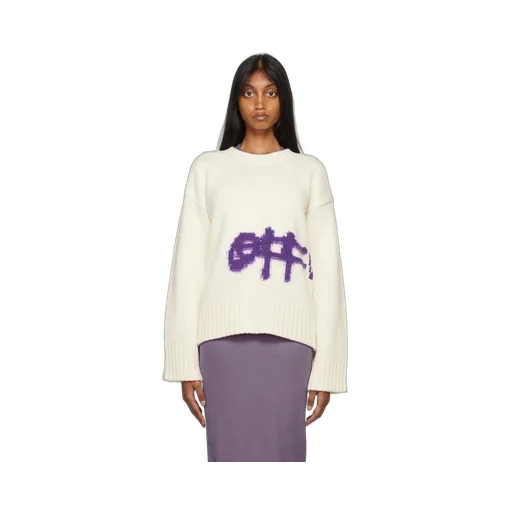 Intarsia Logo Knit Jumper