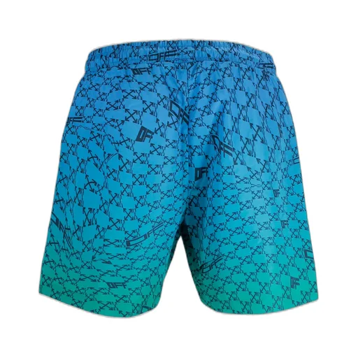Arrows Monogram-Print Swim Trunks