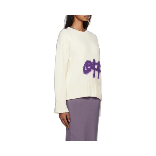 Intarsia Logo Knit Jumper