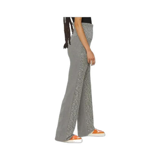 High-Waist Marl-Knit Trousers