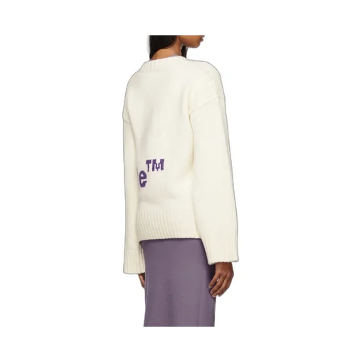 Intarsia Logo Knit Jumper