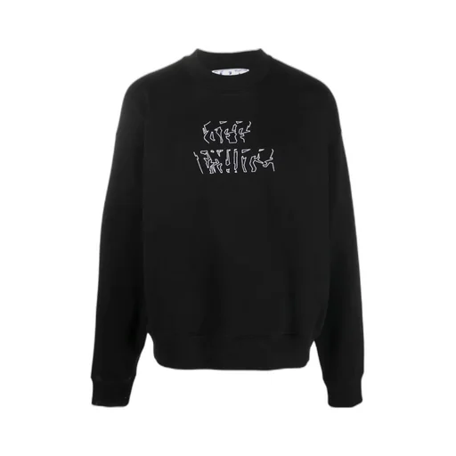 Arrows-Motif Long-Sleeve Sweatshirt