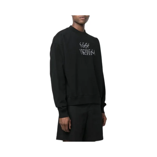 Arrows-Motif Long-Sleeve Sweatshirt