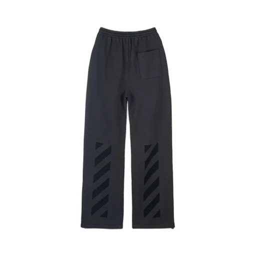 Wide-Leg Cotton Track Pants