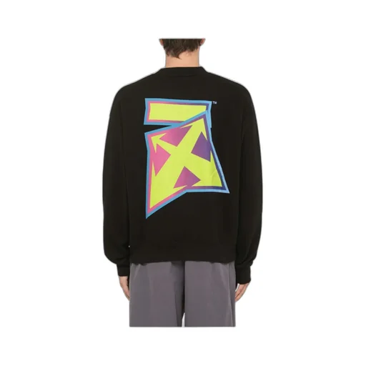 Arrows Print Crew Neck Sweatshirt