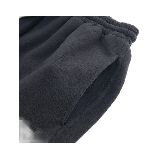 Wide-Leg Cotton Track Pants