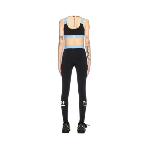 Logo Underband Color-Block Sports Bra