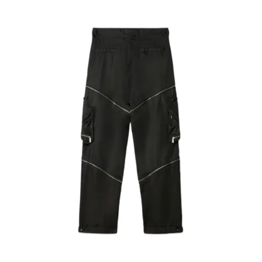 Zip Detailed Straight Leg Pants