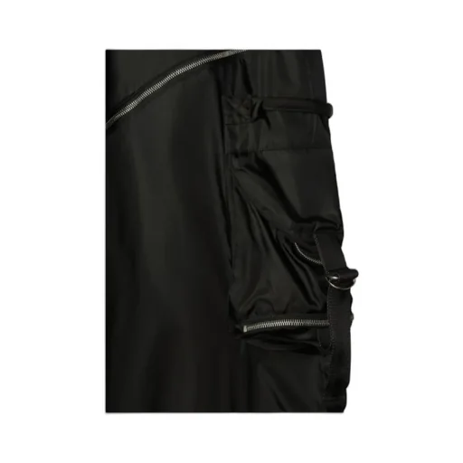 Zip Detailed Straight Leg Pants