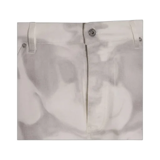 Logo Patch Wide Leg Jeans