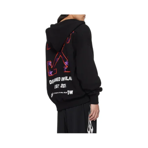 Logo-Print Zip-Up Hoodie