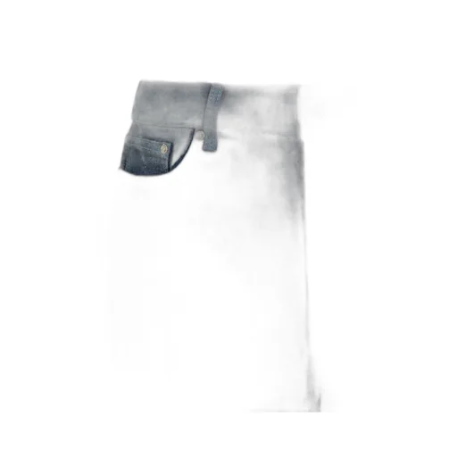 Straight Leg Denim Shorts