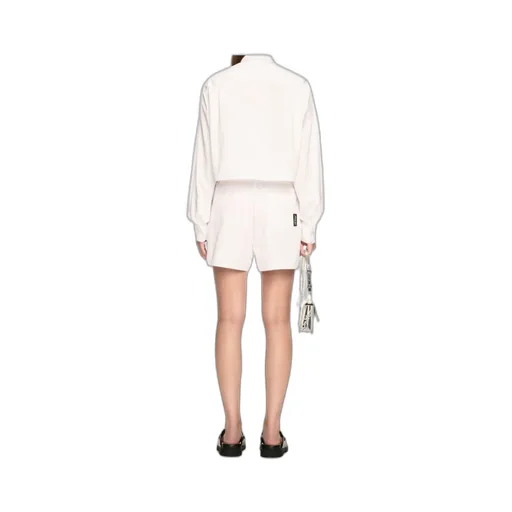 Logo Embroidered Poplin Shorts