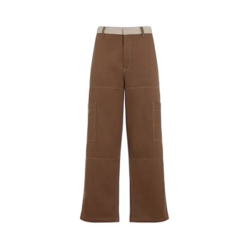 Logo Embroidered Cargo Pants