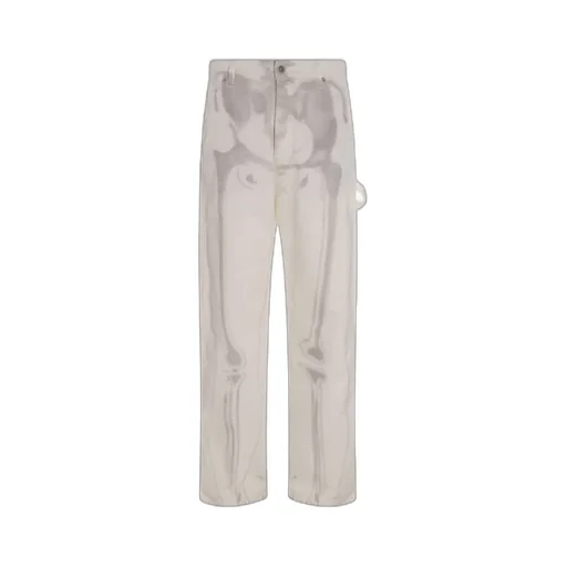 Logo Patch Wide Leg Jeans