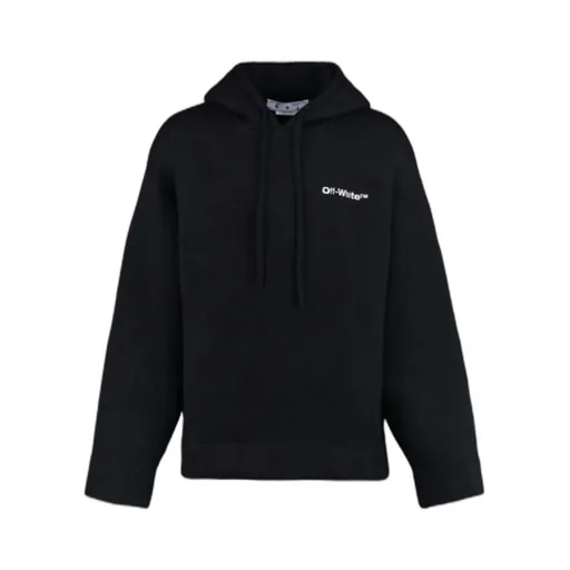 Logo-Printed Knitted Hoodie