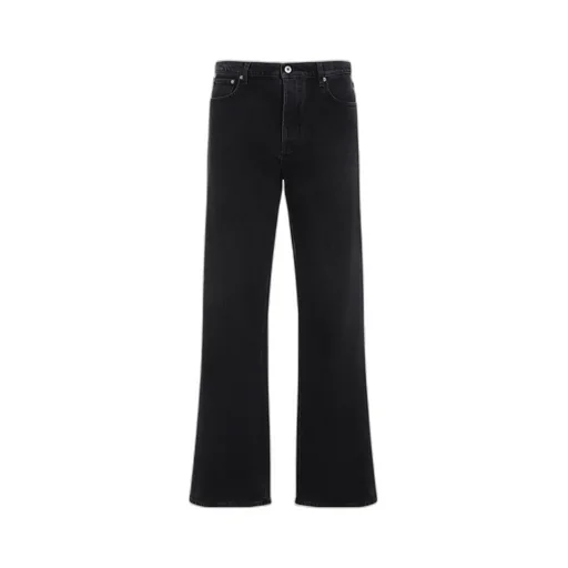 Logo Patch Flared Jeans