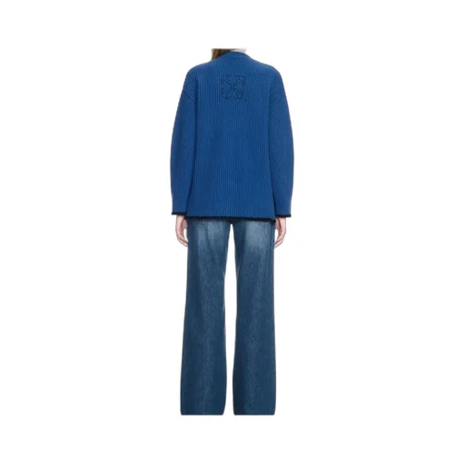 Logo-Embroidered Cardigan