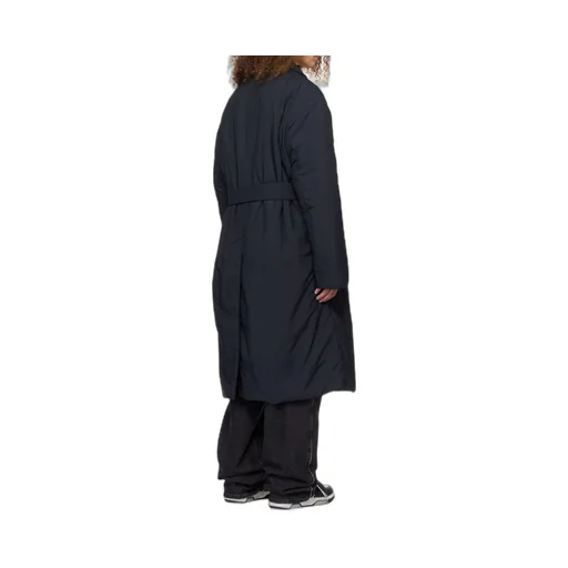 Belted Double-Breasted Padded Coat