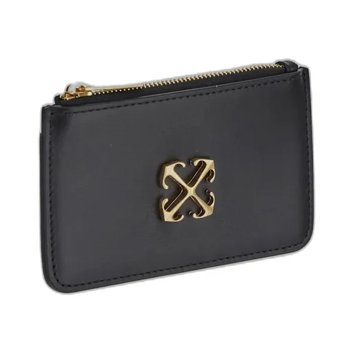 Logo Plaque Zip-Up Wallet