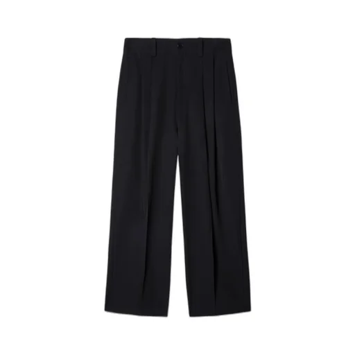 Dart Detailed Wide Leg Pants