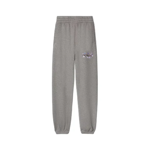 Logo Printed Mid-Rise Pants