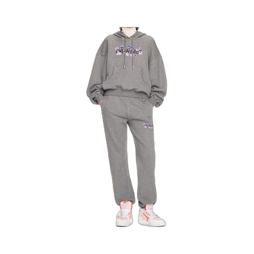 Logo Printed Mid-Rise Pants