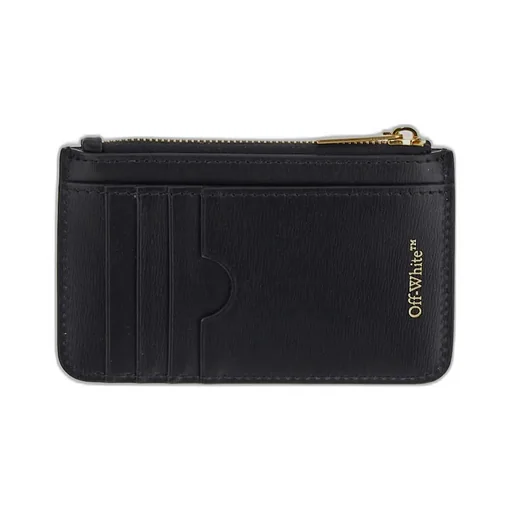 Logo Plaque Zip-Up Wallet