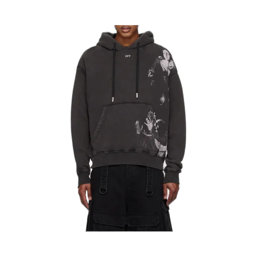 Blurred Mary Skate Drawstring Hoodie