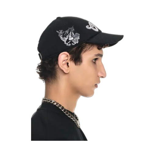 Embroidered Cotton Cap