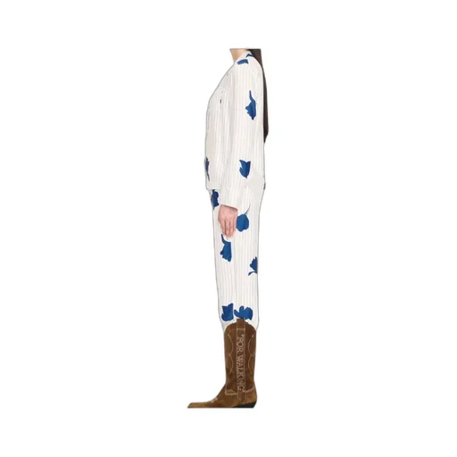 Striped Poplin Pajama Shirt