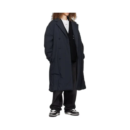 Belted Double-Breasted Padded Coat