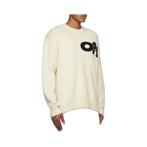 Logo Intarsia Crewneck Jumper