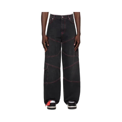 Script Samurai Straight Leg Jeans