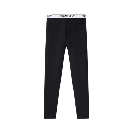 Logo Waistband Stretch Leggings