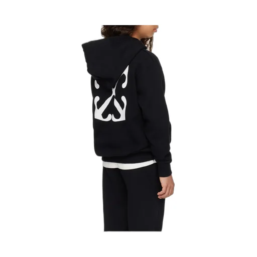 Off-Stamp Long Sleeved Hoodie