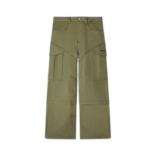 Logo Embroidered Straight Leg Pants