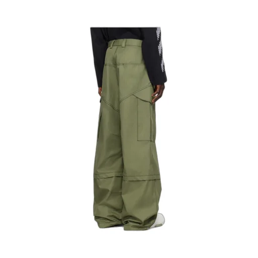 Logo Embroidered Straight Leg Pants